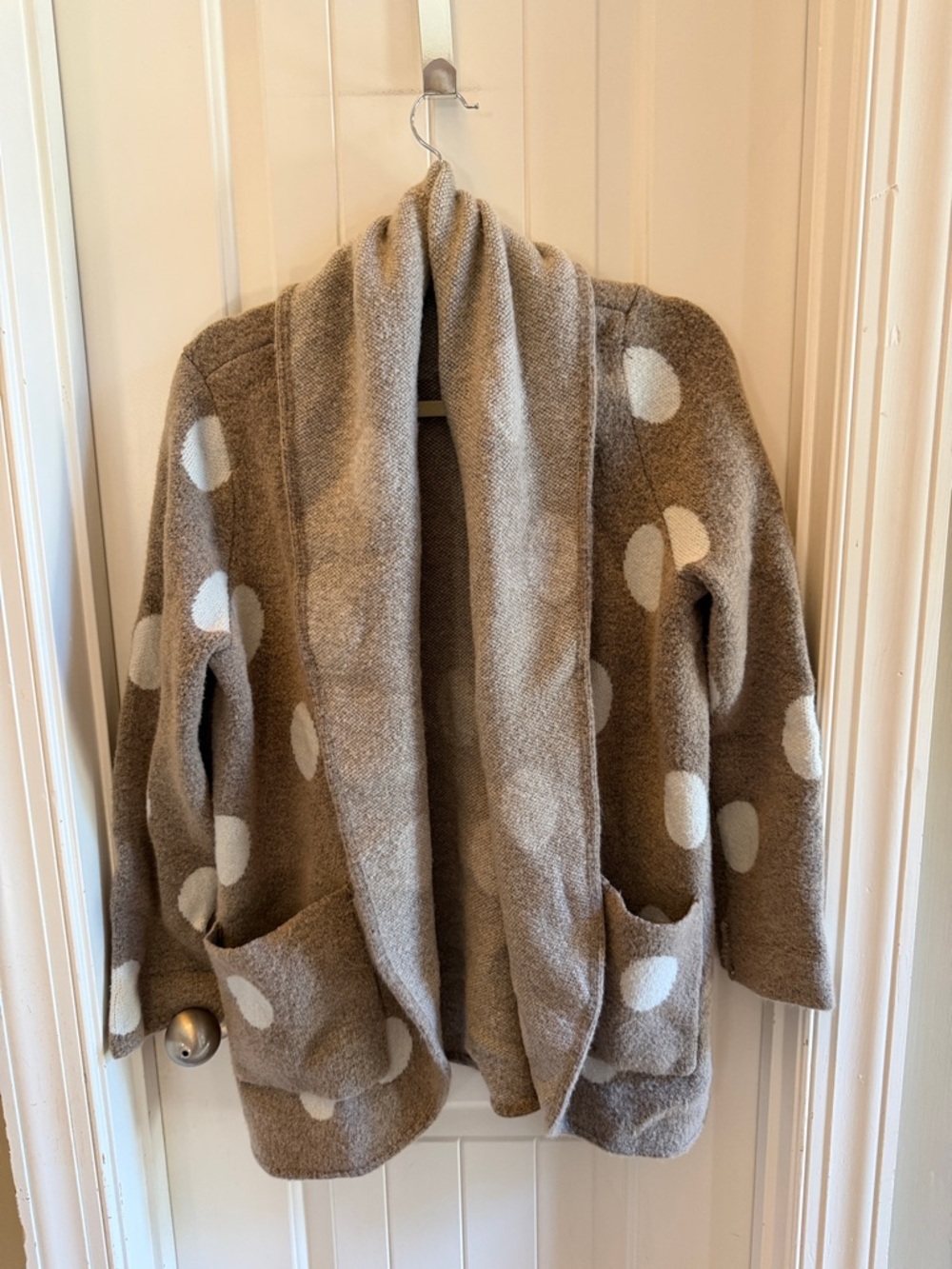 Habitat polka dot open front cardigan
